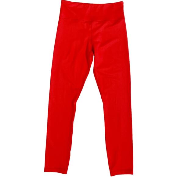 Zyia Active Ascend High Rise Capri Leggings Red Size 6-8 Medium - Picture 8 of 8
